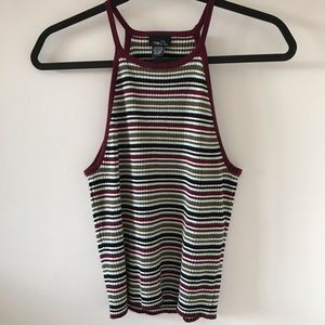 Ribbed Racerback Tank Top